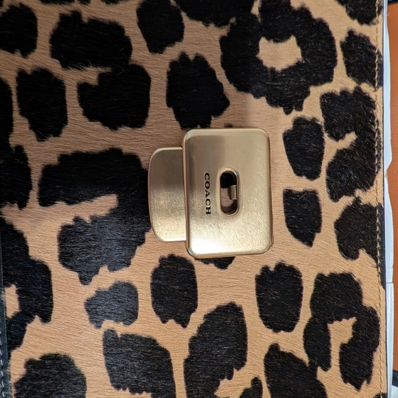 NWT Rogue Top Handle Bag In Haircalf With Leopard Print - Picture 9 of 14